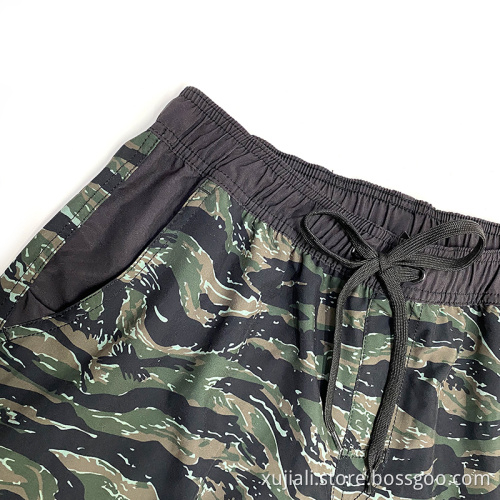 High Quality Men's Custom Camo Training Shorts Wholesale